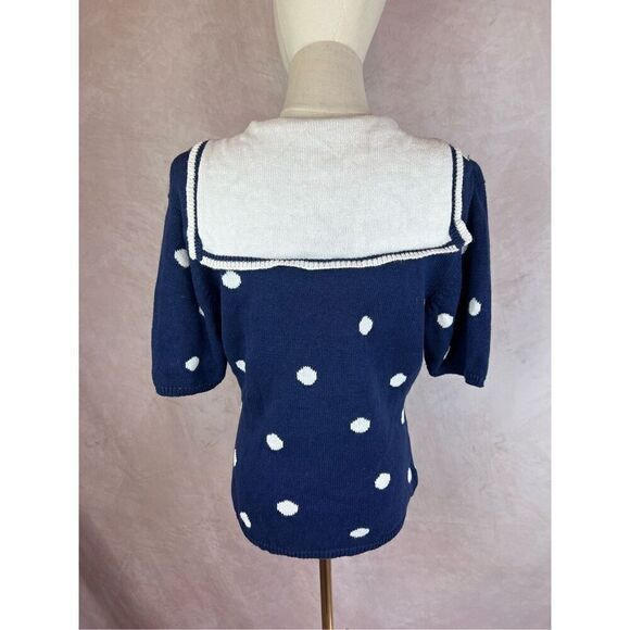 Vintage Sailor Top 90s does 1950s Pin Up Girl Susan Bristol - Picture 3 of 6